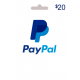  PayPal Giftcard 20 USD